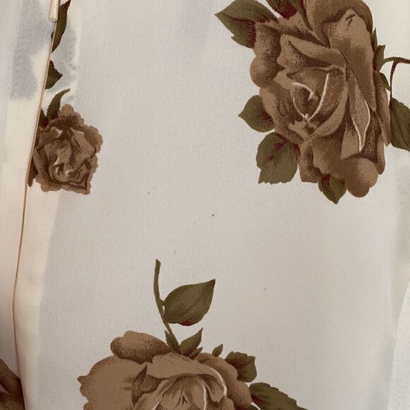 Vintage 90's Maxi Floral Dress Size 13 - Picture 15 of 16